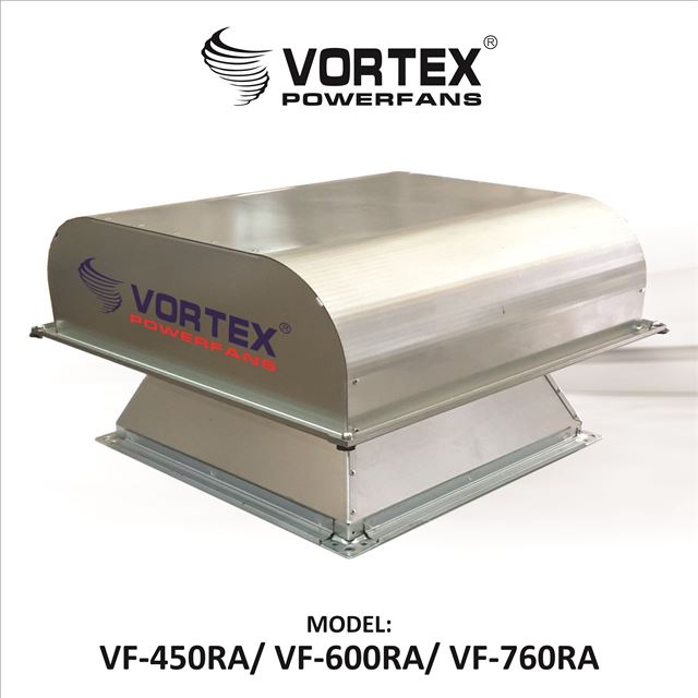 Quạt hút mái hướng trục công nghiệp VF-RA hiệu Vortex